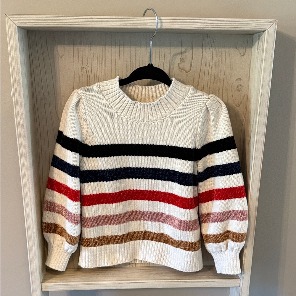 GAP Kids Cream Striped Sweater